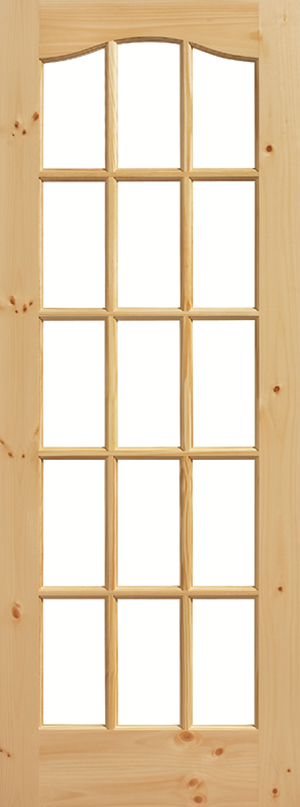 15-lite-arch-top-knotty-pine-door